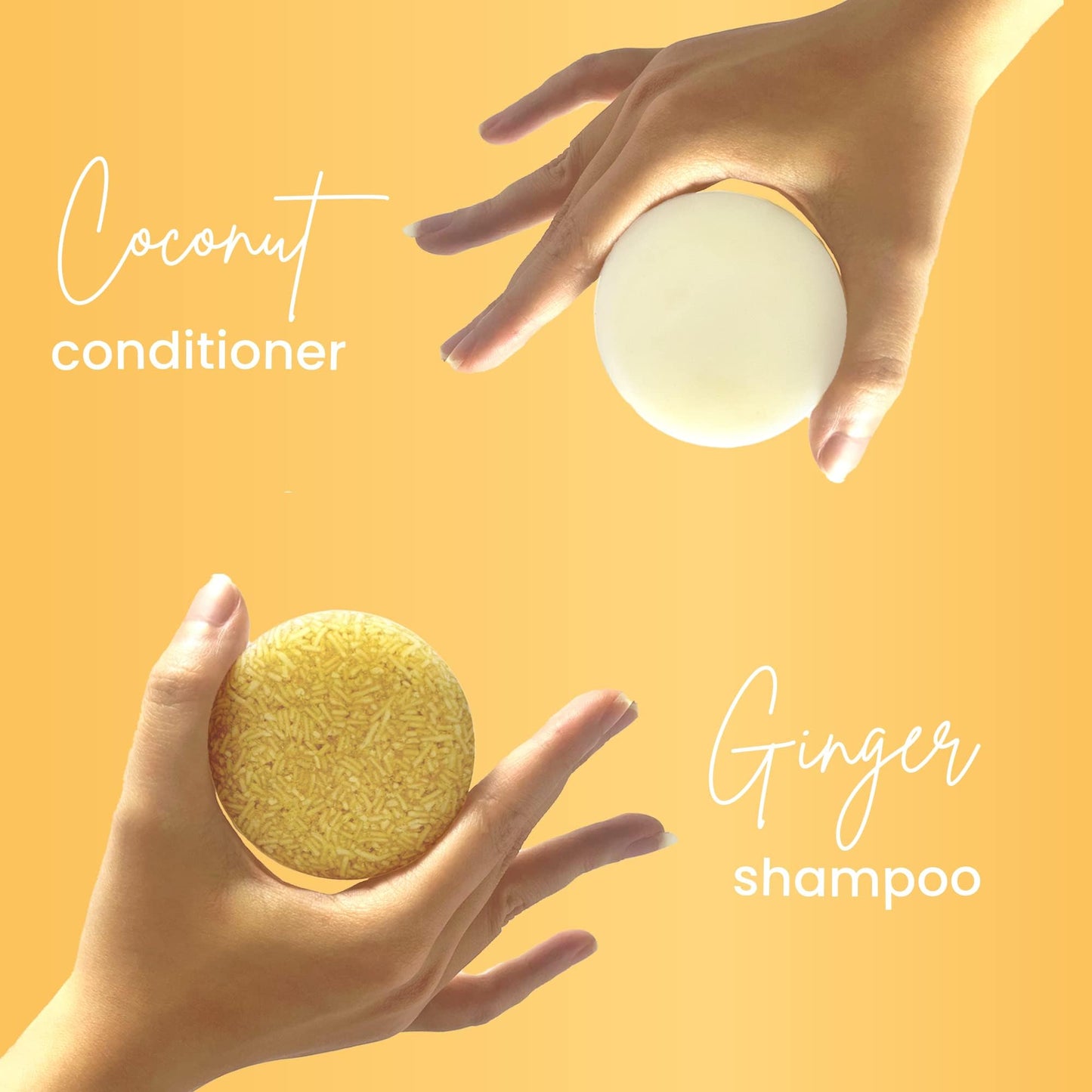 Muun Ginger Shampoo and Conditioner Bar Pack 3