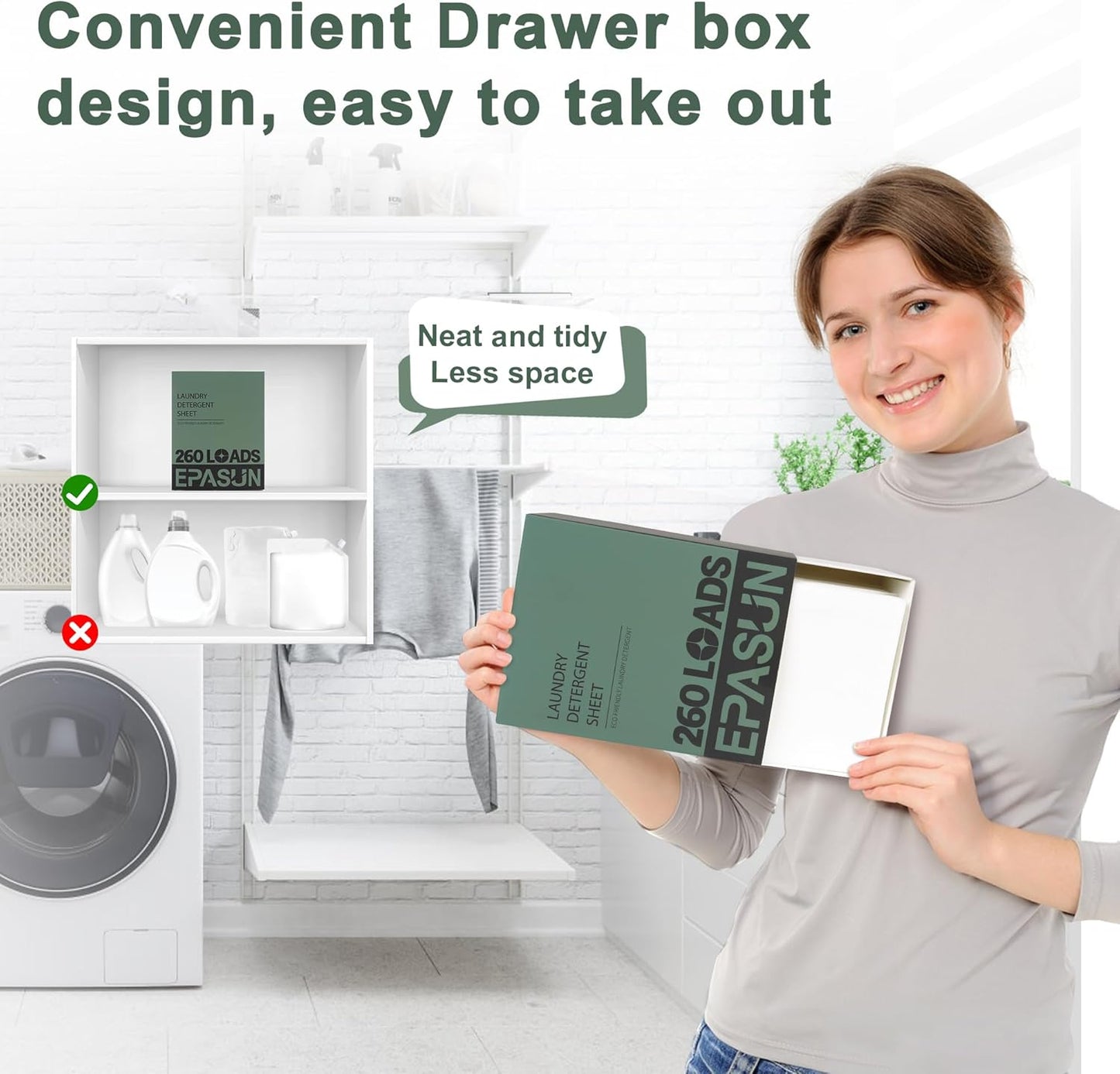 Laundry Detergent Sheets – Fresh Scent, Eco-Friendly and Plant-Based