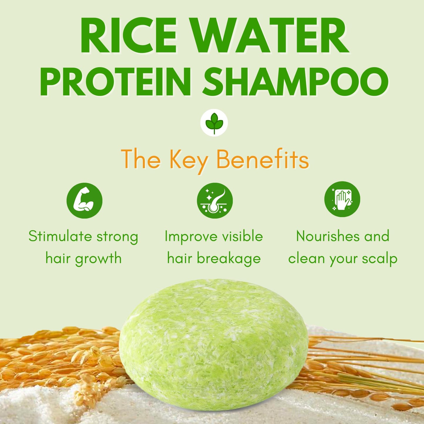 Muun Rice Water Shampoo and Conditioner Bar