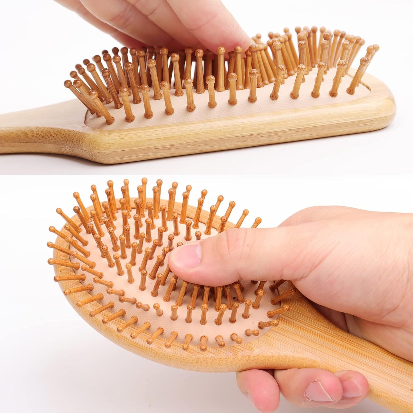 Bamboo Hair Brush Set - 3PCS