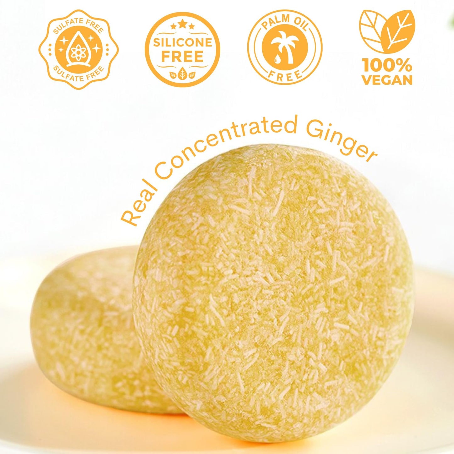 Muun Ginger Shampoo and Conditioner Bar Pack 3