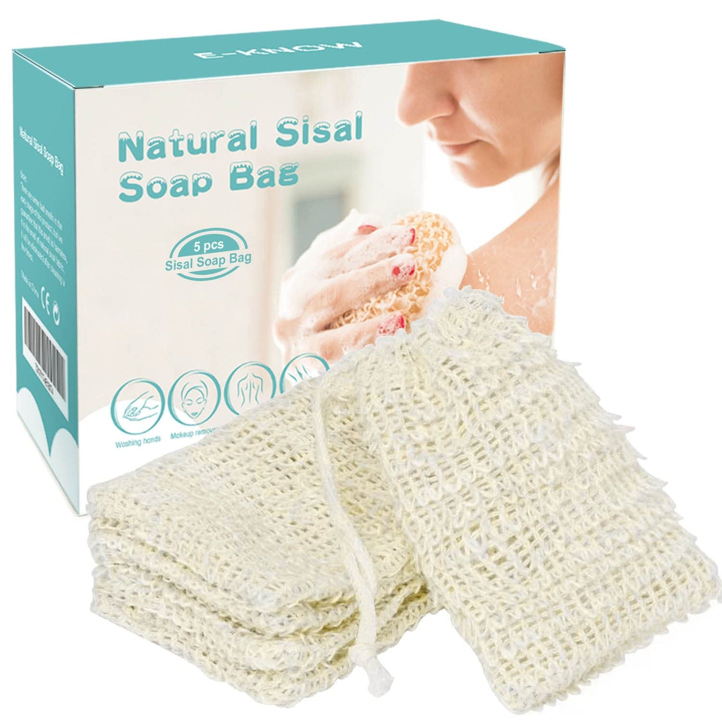 E-KNOW Soap Saver Pouch & Soap Lift Set