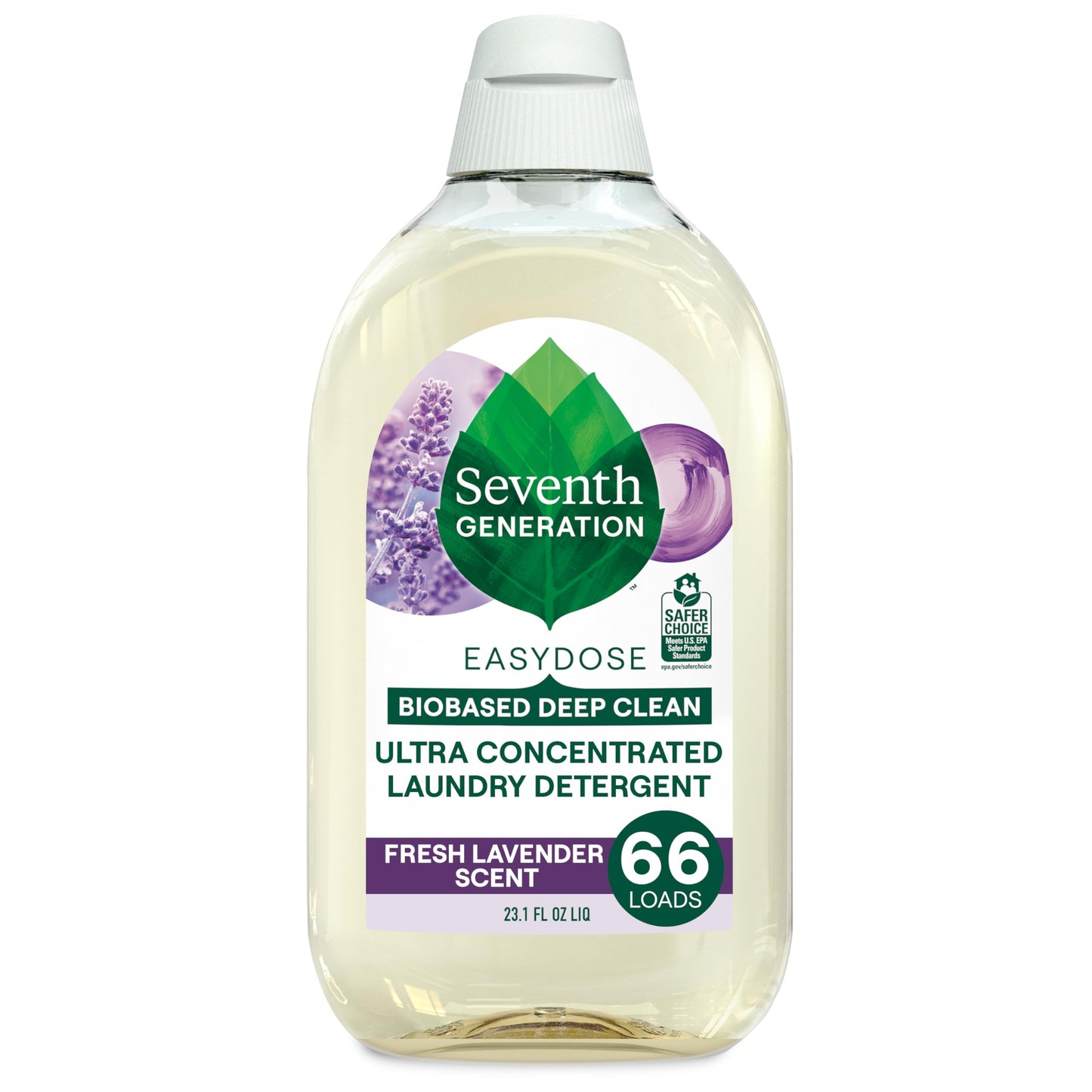 Seventh Generation, Laundry Detergent Ultra Power Plus Clean Scent, 23.1 Fl Oz