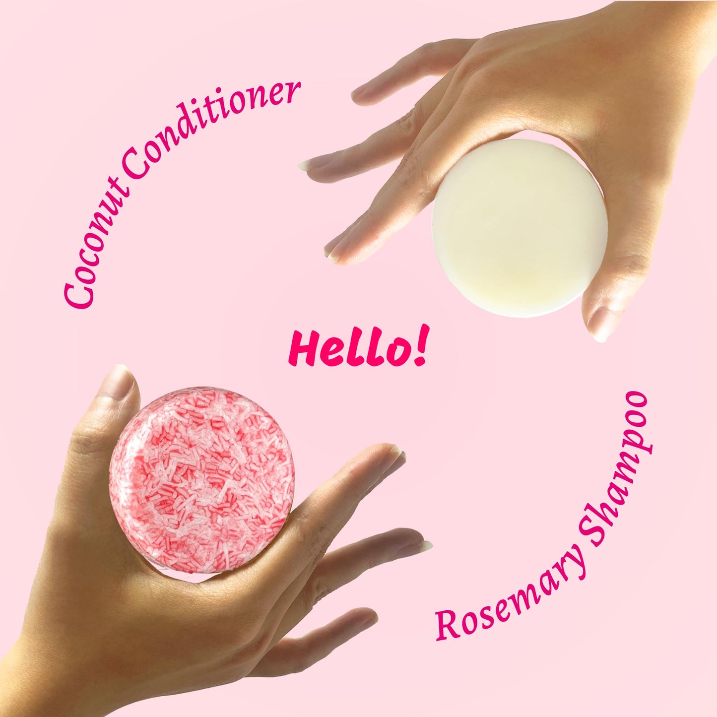 Muun Rosemary Shampoo and Conditioner Bar Set 3