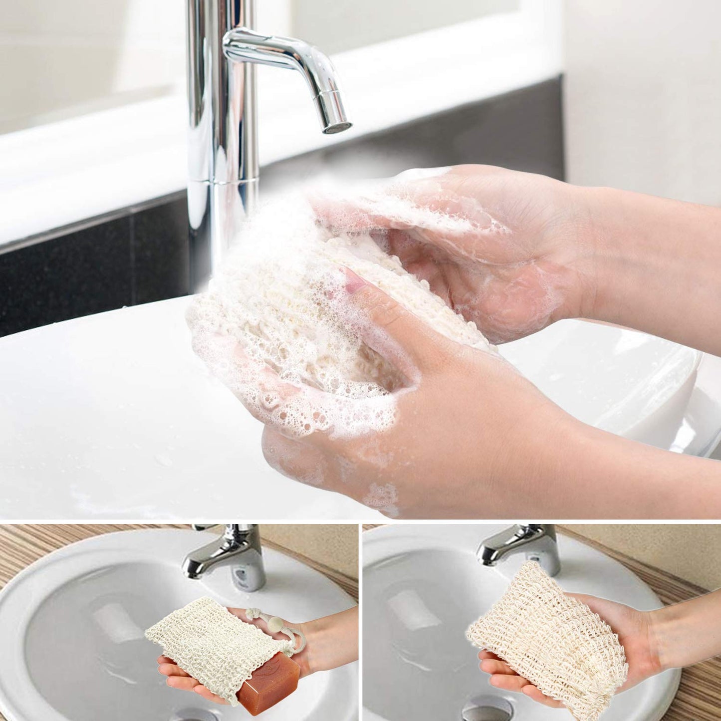E-KNOW Soap Saver Pouch & Soap Lift Set
