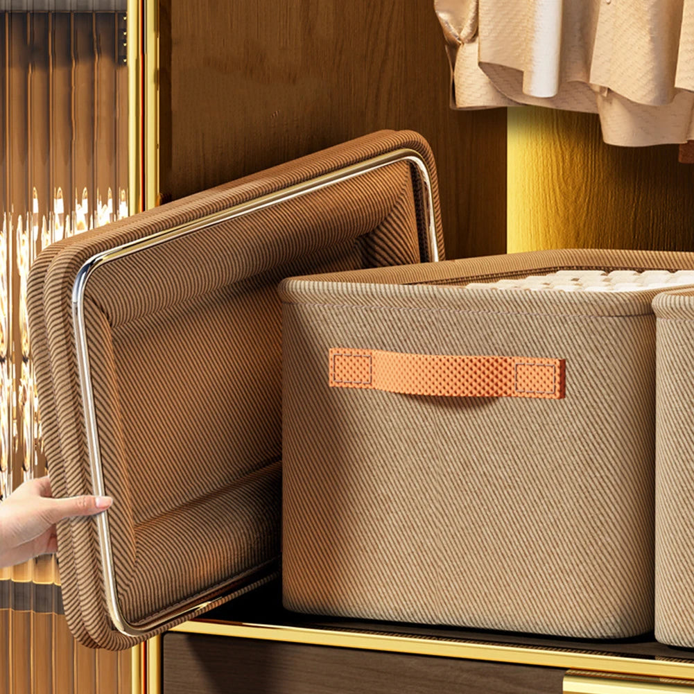 Collapsible Closet Organizer – Foldable Storage Box for Clothes, Pants & Toys