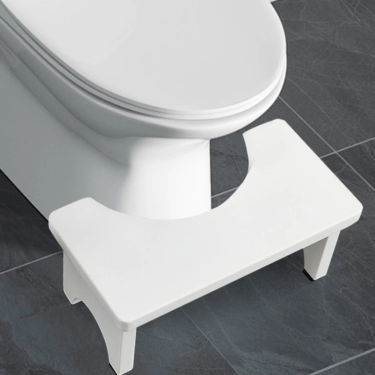 Sturdy Portable Bamboo Toilet Squat Stool for Adults,Wide and Stable,Bathroom Potty Stool,Easy to Use and Clean, Portable Design