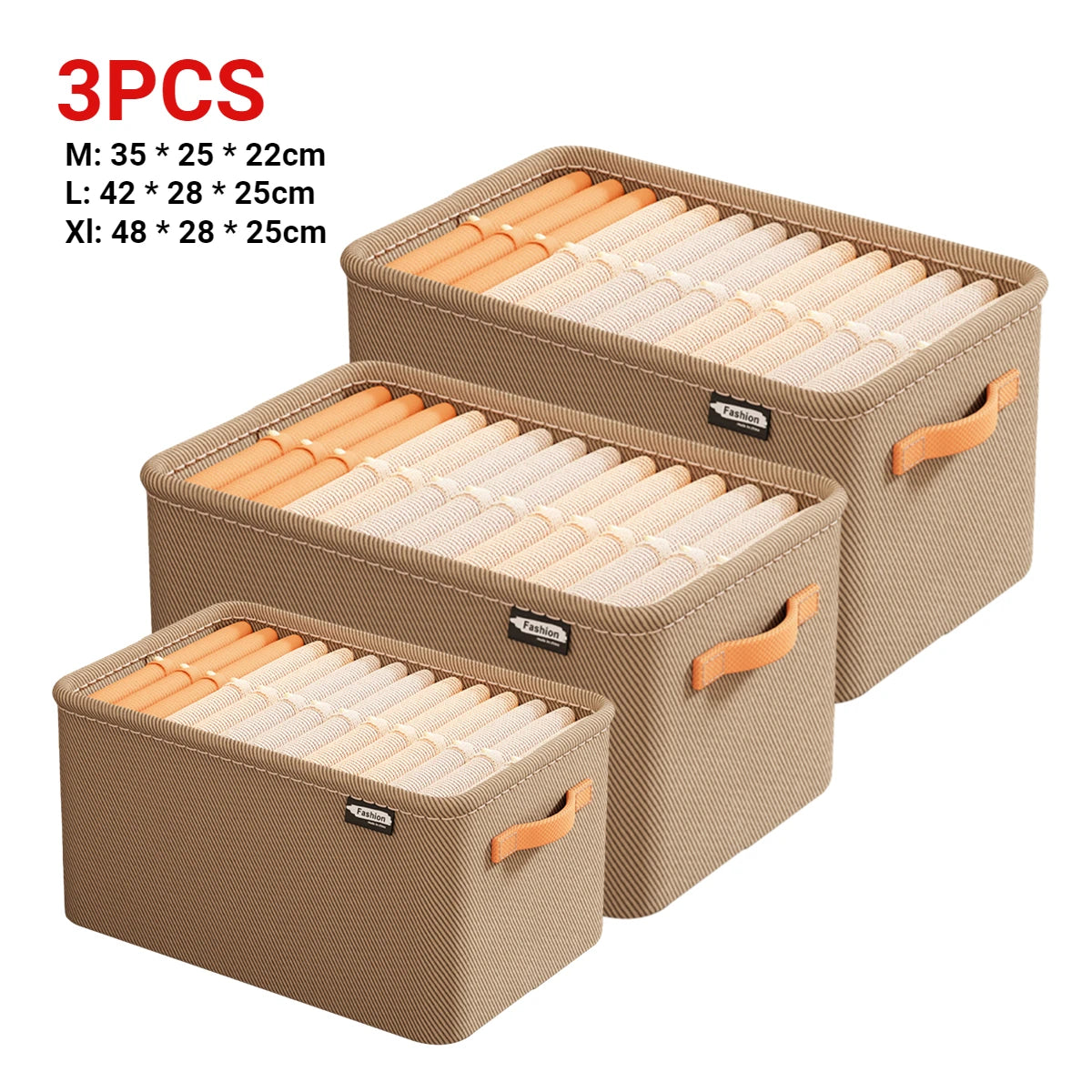 Collapsible Closet Organizer – Foldable Storage Box for Clothes, Pants & Toys