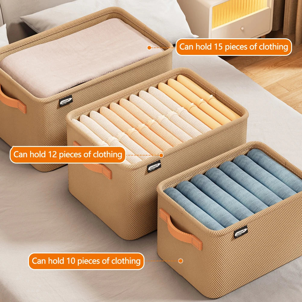 Collapsible Closet Organizer – Foldable Storage Box for Clothes, Pants & Toys