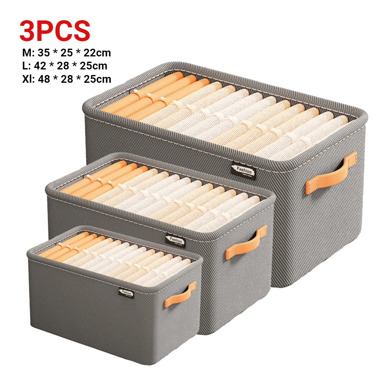 Collapsible Closet Organizer – Foldable Storage Box for Clothes, Pants & Toys
