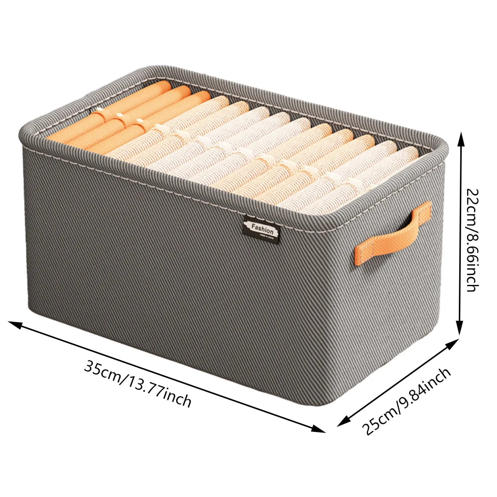 Collapsible Closet Organizer – Foldable Storage Box for Clothes, Pants & Toys
