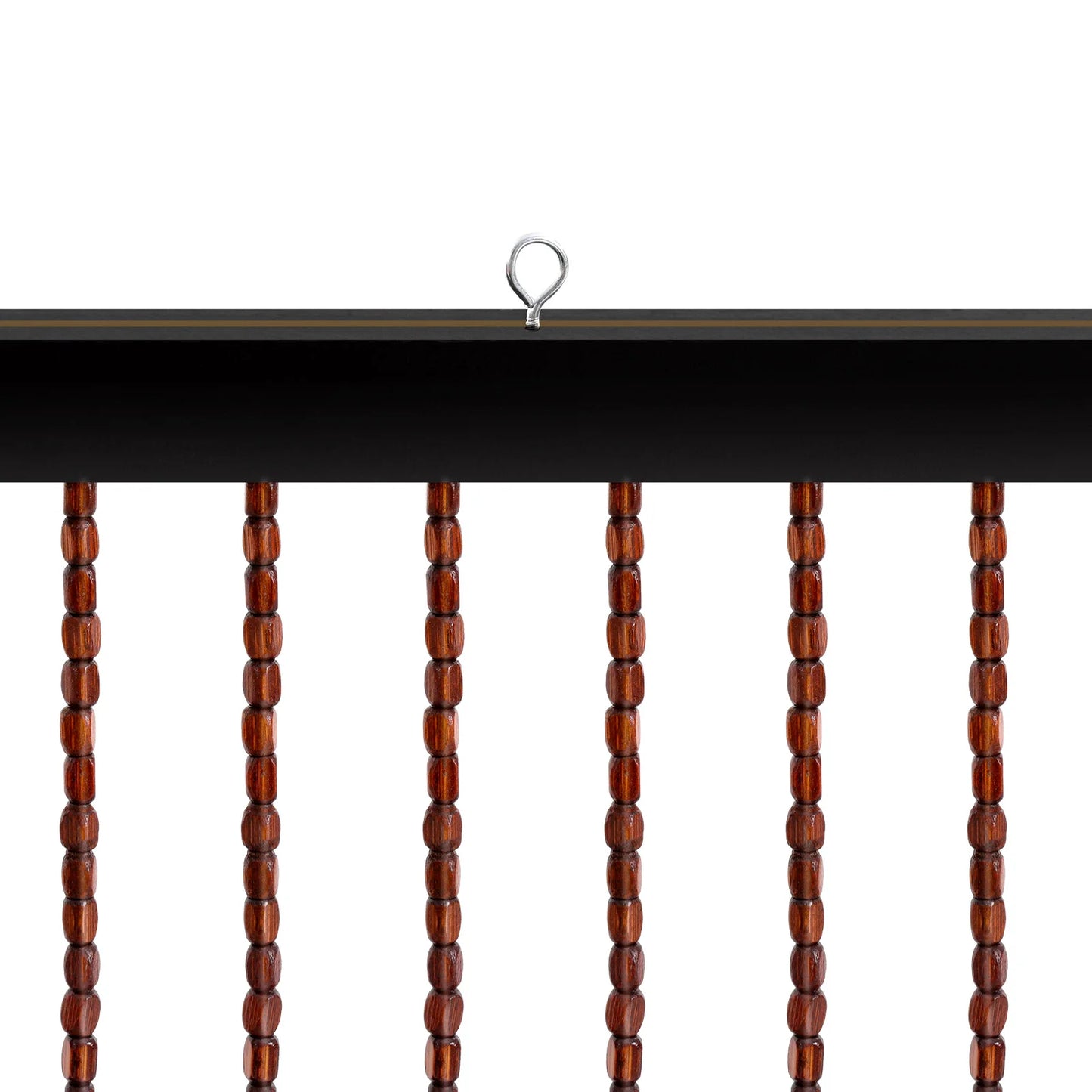 Retro Wooden Door Curtain Natural Bamboo Beaded String Hanging Doorway Divider 35*82"