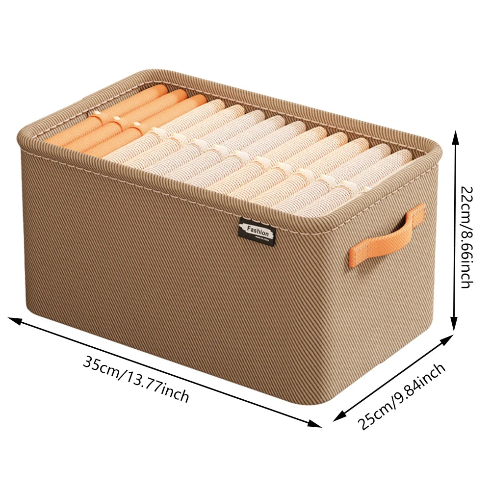 Collapsible Closet Organizer – Foldable Storage Box for Clothes, Pants & Toys