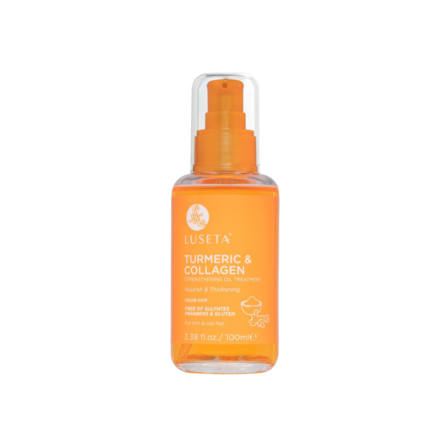 L LUSETA Biotin Hair Growth Serum with Collagen, Hair Oil for Thin and Damage Hair Growth Oil, Biotin growth serum for Frizzy & Damaged hair, Thickening and Healthier Scalp for Men & Women 3.38 Fl Oz