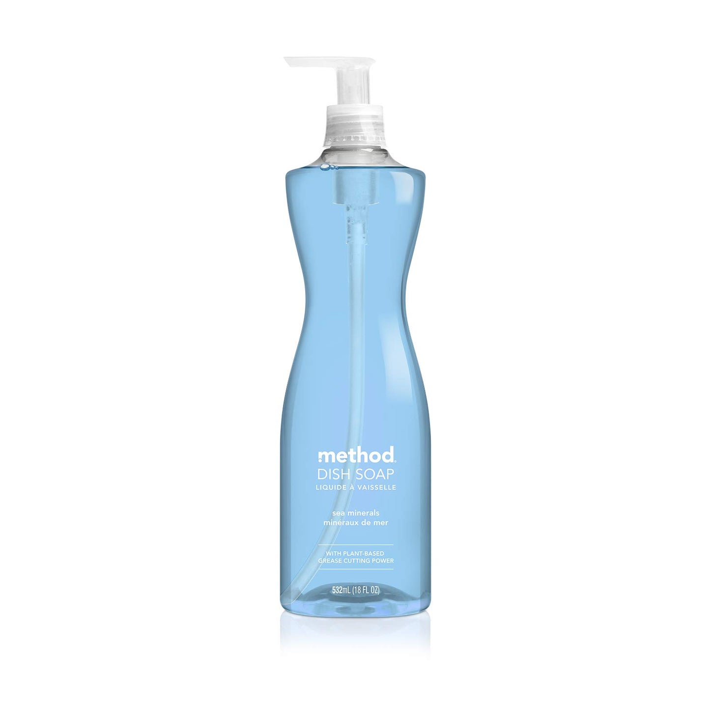 Method Gel Dish Soap, Clementine Scent, Biodegradable Formula, Tough on Grease & Stuck-on Food, Cruelty Free Formula, Made with Recycled Plastic, 18 Fl Oz