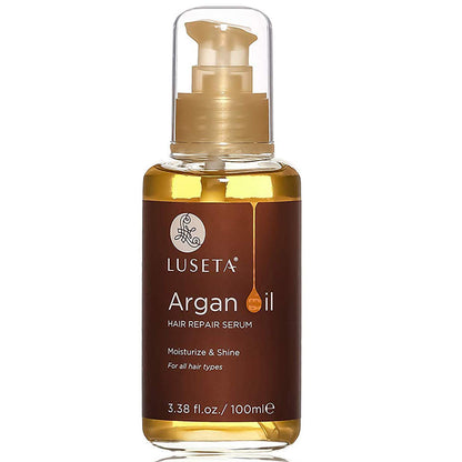 L LUSETA Biotin Hair Growth Serum with Collagen, Hair Oil for Thin and Damage Hair Growth Oil, Biotin growth serum for Frizzy & Damaged hair, Thickening and Healthier Scalp for Men & Women 3.38 Fl Oz