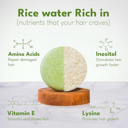 Muun Rice Water Shampoo and Conditioner Bar