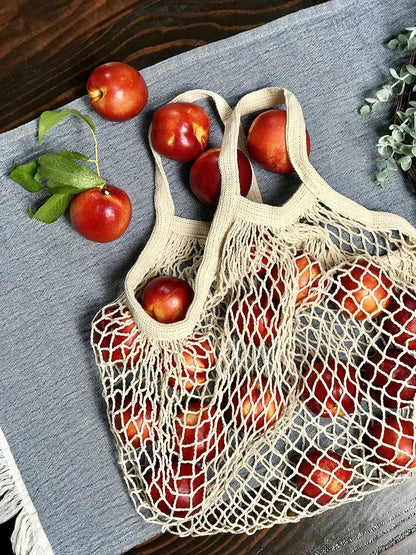 4-Pack Reusable Beeswax Wraps with Produce Bag & 2 Beeswax Bars