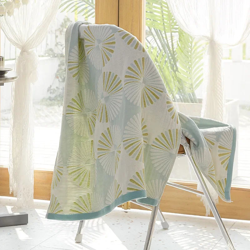 Cotton Gauze Bath Towel Set 70*140 for Adults Women Bathroom High Quality Free Shipping