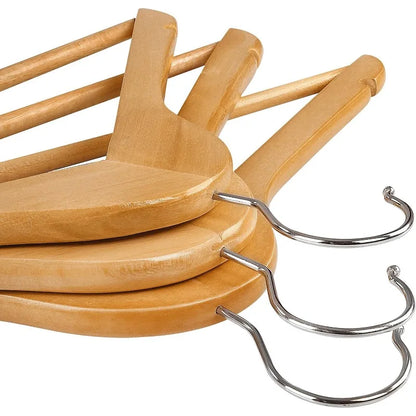 Utopia Home Premium Wooden Hangers 90 Pack-Durable & Slim Coat Hanger-Suit Hanger with 360-Degree Rotatable Hook - Wood Hangers