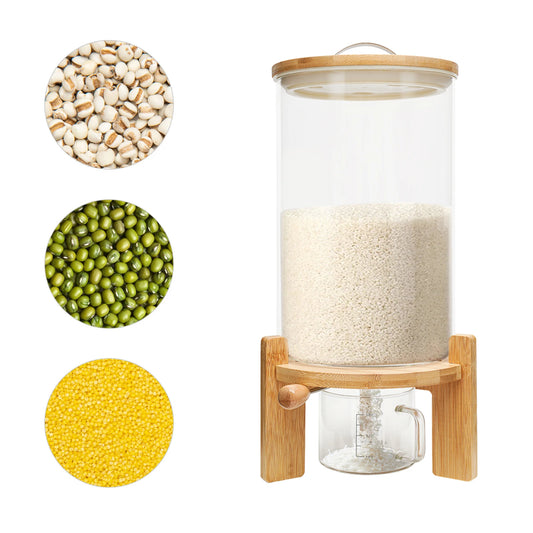 Creative Flour Cereal and Rice Dispenser, Airtight Container