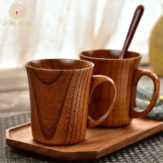 Traditional Japanese Wooden Drinkware