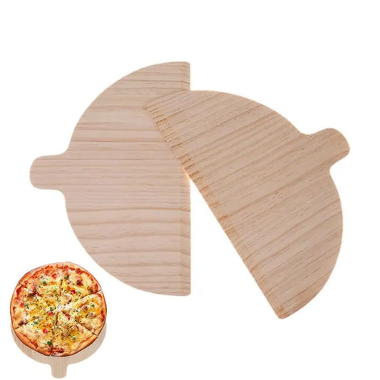 Wooden Pizza Serving Plate -2pcs