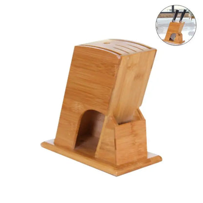 Wood Knives Storage Block Stand, Knives Holder