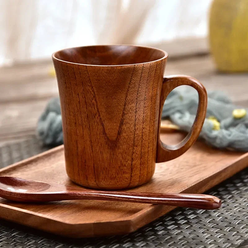 Traditional Japanese Wooden Drinkware