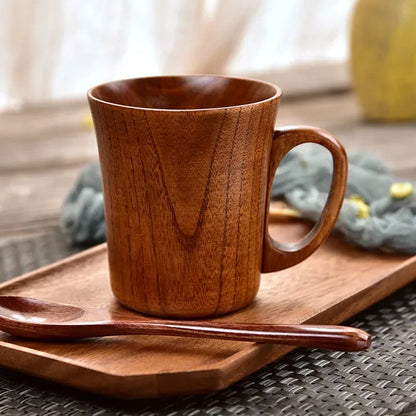 Traditional Japanese Wooden Drinkware