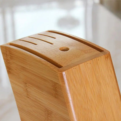 Wood Knives Storage Block Stand, Knives Holder