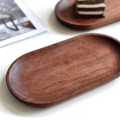 Wooden Decorative Platter Tray, Grain Design