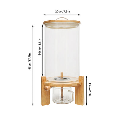 Creative Flour Cereal and Rice Dispenser, Airtight Container