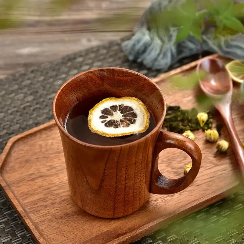 Traditional Japanese Wooden Drinkware
