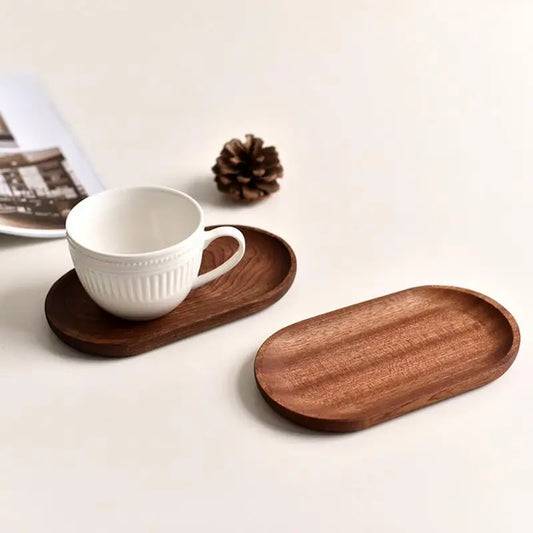 Wooden Decorative Platter Tray, Grain Design
