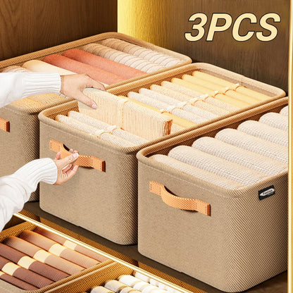 Collapsible Closet Organizer – Foldable Storage Box for Clothes, Pants & Toys