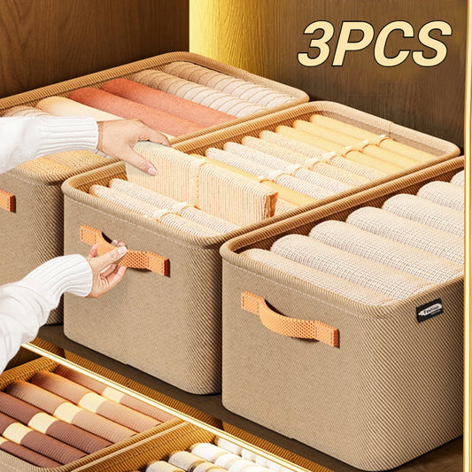 Collapsible Closet Organizer – Foldable Storage Box for Clothes, Pants & Toys