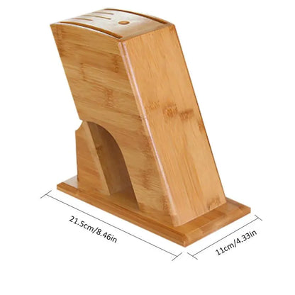 Wood Knives Storage Block Stand, Knives Holder