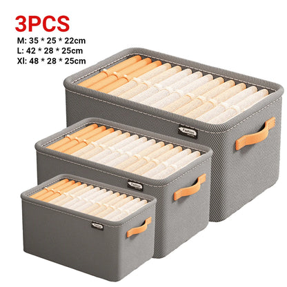 Collapsible Closet Organizer – Foldable Storage Box for Clothes, Pants & Toys