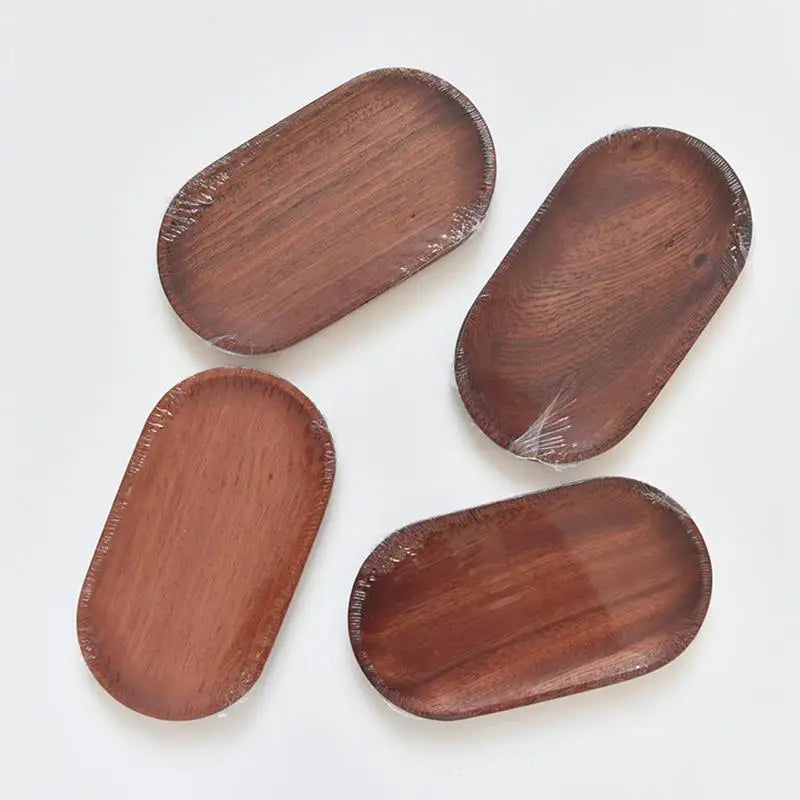 Wooden Decorative Platter Tray, Grain Design