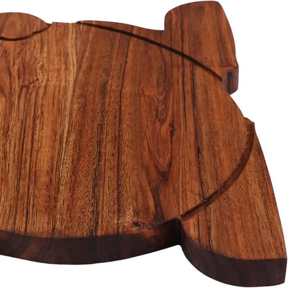 Multifunctional Wood Serving Board - Easter Decor, Chopping Board  Serving Platter For Fruits Vegetables