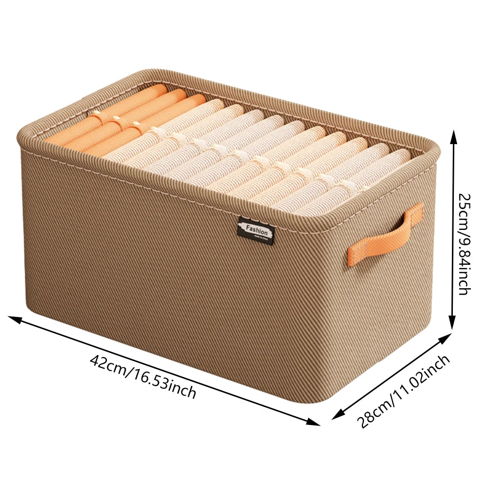 Collapsible Closet Organizer – Foldable Storage Box for Clothes, Pants & Toys