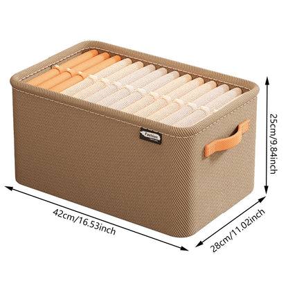 Collapsible Closet Organizer – Foldable Storage Box for Clothes, Pants & Toys