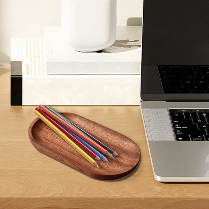 Wooden Decorative Platter Tray, Grain Design